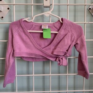 Size 06/12 Month - Purple Wrap Sweater