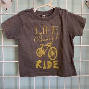Size 2T - Grey Life is a Beautiful Ride Shirt
