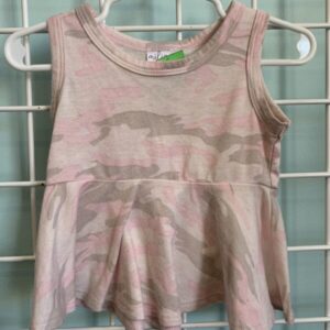 Size 2/3 - Pink Camo Tank Top