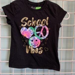 Size 5/6 - Black School Vibes Shirt