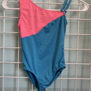 Size 6/6x - Blue/Pink Danskin Leotard