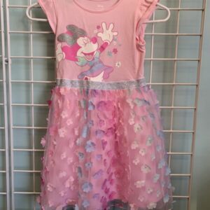 Size 7 - Pink Minnie Mouse Dress