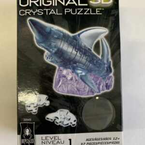 Puzzle: BePuzzled Crystal 3D Puzzle - Level 1 - Shark (New)