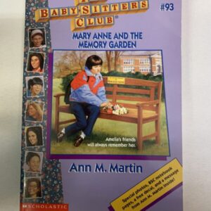 Chapter Book - Babysitters Club #93: Mary Anne and the Memory Garden