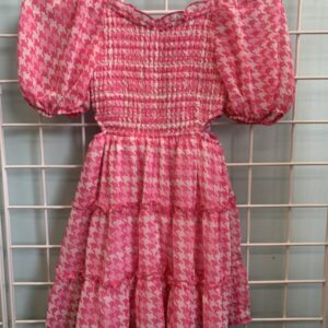 Size 6/7 - Pink/White Dress