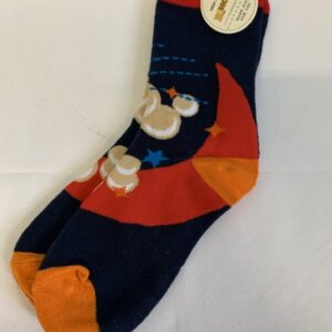 Gear: Youth - Black/Red/Orange Space Sock (New)