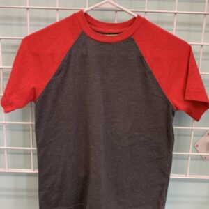 Size 8/10 - Red/Grey Shirt