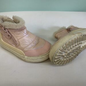 Boots - Size 06 Toddler, Pink/Cream Ankle Bootie