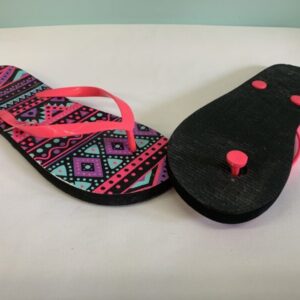 Sandal - 05/06 Youth - Black/Pink Flip Flop