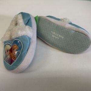 Slipper - Size 09/10 Toddler, Blue Elsa/Anna