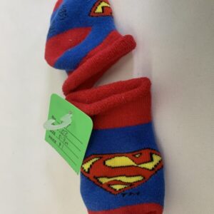 Socks - Infant - 00-03 Month, Red/Blue Superman