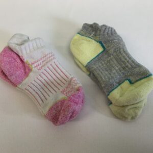 Socks - Infant - 12/24 Month, Pink/Grey 2 Pack