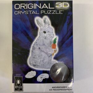 Puzzle: BePuzzled Crystal 3D Puzzle - Bunny Rabbit (New)