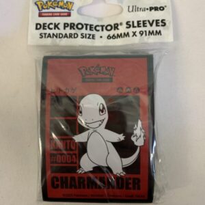 Game:  Pokemon - Deck Protector Sleeves - Red Charmander (New)