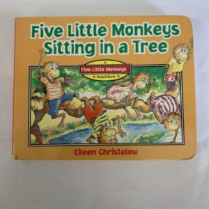 Board Book - Five Little Monkeys Sitting in a Tree