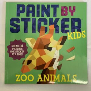 Non-Fiction - Paint by Sticker Kids - Zoo Animals (New)
