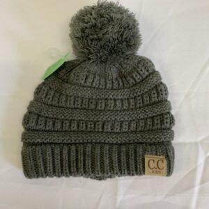 Winter Hat - Toddler 2/4, Grey CC Kids