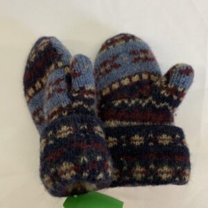 Gear: Infant, Blue Wool Mitten