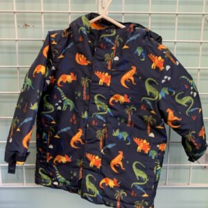 Size 3T - Blue Dinosaur Jacket
