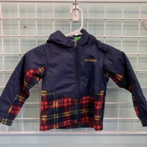Size 4T - Blue/Plaid Columbia Fleece