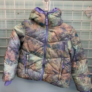 Size 6/6x - Green/Purple Puffy Jacket
