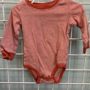 Size 18 Month - Orange/White Stripe Onesie