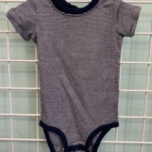 Size 24 Month - Blue/White Stripe Onesie