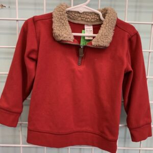 Size 3T - Red Fleece Sweatshirt
