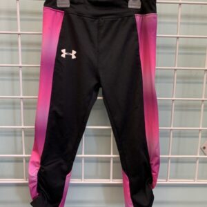 Size 6x - Black/Pink Under Armour Legging