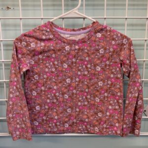 Size 6/7 - Purple Floral Shirt