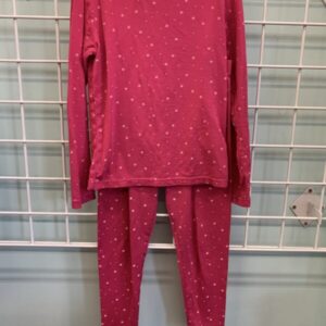 Size 6/7 - Pink Star Long Underwear Set