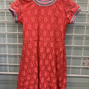 Size 7/8 - Pink Lace Dress