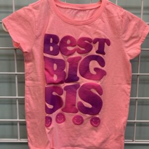 Size 7/8 - Pink Big Sis Shirt