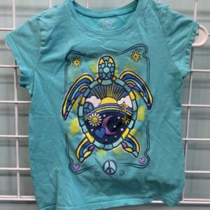 Size 7/8 - Blue Turtle Shirt