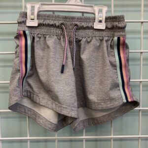 Size 7/8 - Grey Stripe Athletic Short