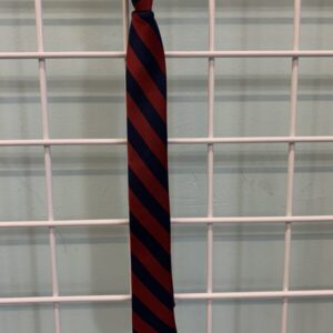 Gear: Tie -- Blue/Red Stripe Clip On
