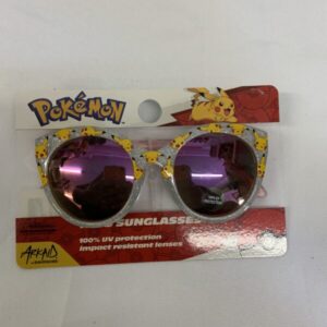 Gear: Silver/Yellow Pokemon Pikachu Sunglasses (Youth/Kid Sized) (New)