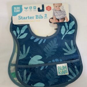 Gear: Blue/Grey Bumkins Start Bib, 2 Pack (New)