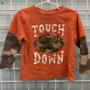 Size 3T - Orange Touch Down Shirt
