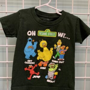 Size 3T - Green Sesame Street Shirt