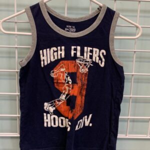 Size 7/8 - Blue High Flyers Hoops Tank Top