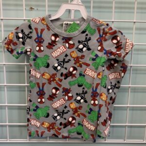 Size 8/9 - Grey Marvel Superhero PJ Set