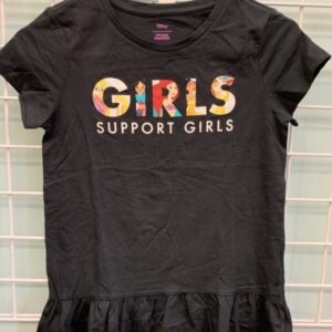 Size 10 - Black Girls Support Girls Disney Princess Shirt