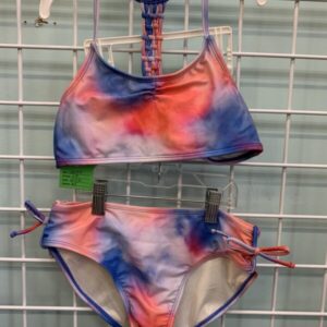 Size 10/12 - Red/Blue Bikini Swimsuit