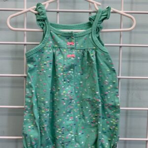 Size 03 Month - Green Fish Romper