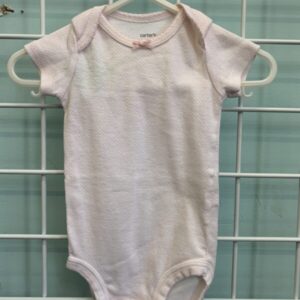 Size 03 Month - White/Pink Dot Onesie