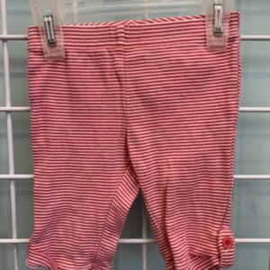 Size 2T - Pink/White Tea Capri Pant