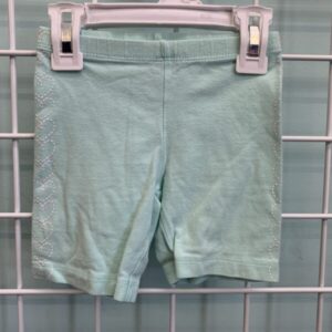 Size 2T - Green Heart Playground Short