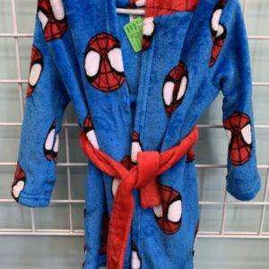 Size 2T - Blue/Red Spider Man Robe