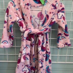 Size 4 - Pink Unicorn Lands End Robe